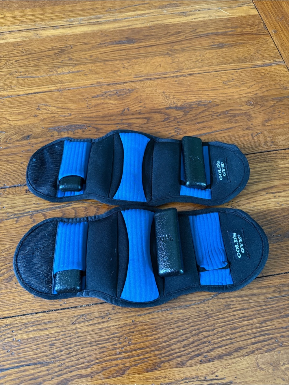 Gold's Gym Blue/Black Adjustable Ankle & Wrist Weights